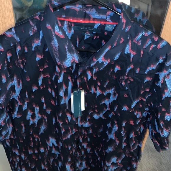 Perry Ellis short sleeve shirt mens 2X brand new - Picture 3 of 7